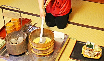 元湯雄山閣男鹿鄉土料理石燒海鮮鍋