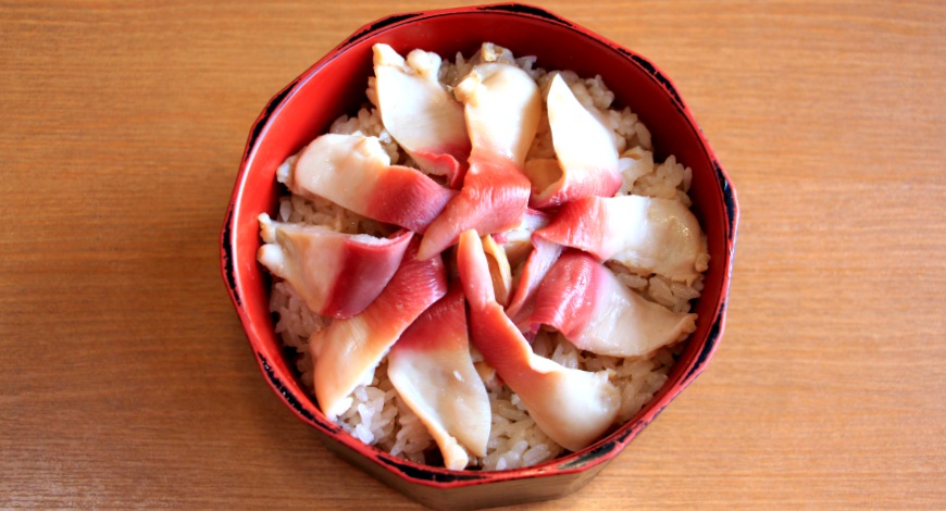 宮城山元 北寄貝飯