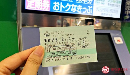仙台自由行票券推薦「仙台MARUGOTO PASS」二日券的照片