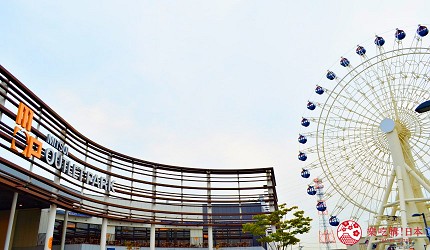 仙台自由行票券推薦「仙台MARUGOTO PASS」二日券可抵達觀光購物景點松島的「MITSUI OUTLET PARK 仙台港」的摩天輪
